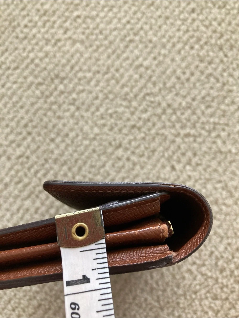 Louis Vuitton Monogram Leather Large Continental Wallet Brown EUC *No Snap - Picture 16 of 16